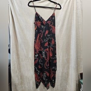 *SALE* 🪅 Long Paisley Spaghetti Strap Black Market Dress Size Small 🪅